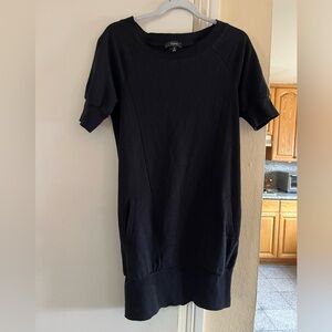 Short sleeve express black dress
